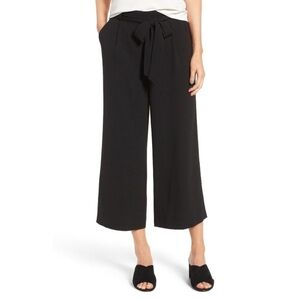 Halogen Wide Leg Pants with Waist Tie Belt Women’s Size Medium in Black NWT!